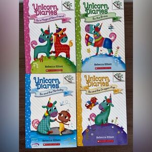 Branches Unicorn Dairies Novels for Kids Set of 4